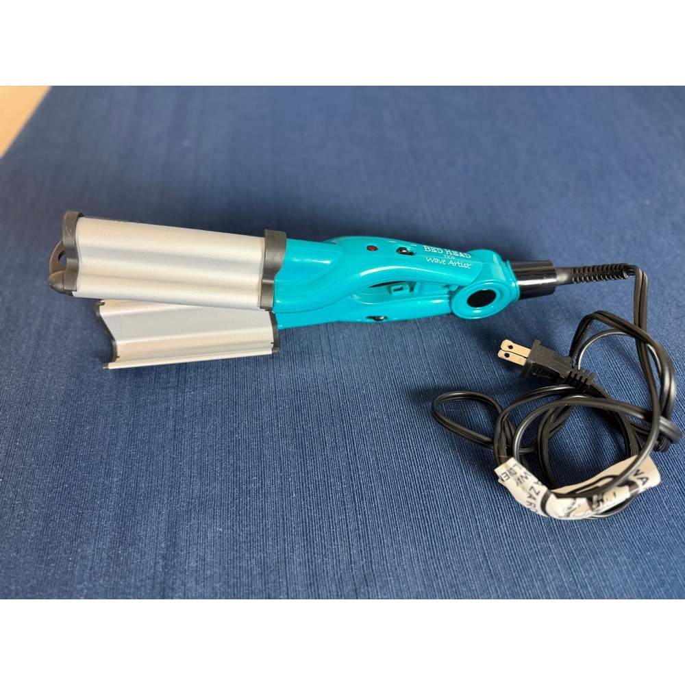 Bed Head TIGI Wave Artist‎ Deep Waver Teal Ceramic Hair Styling Tool BH313